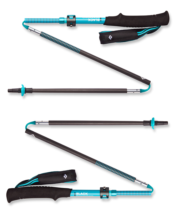 Black Diamond DISTANCE CARBON FLZ 女版 碳纖維登山杖 青銅綠 (Dark Patina)