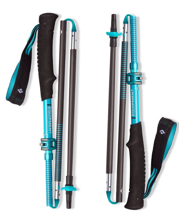 Black Diamond DISTANCE CARBON FLZ 女版 碳纖維登山杖 青銅綠 (Dark Patina)