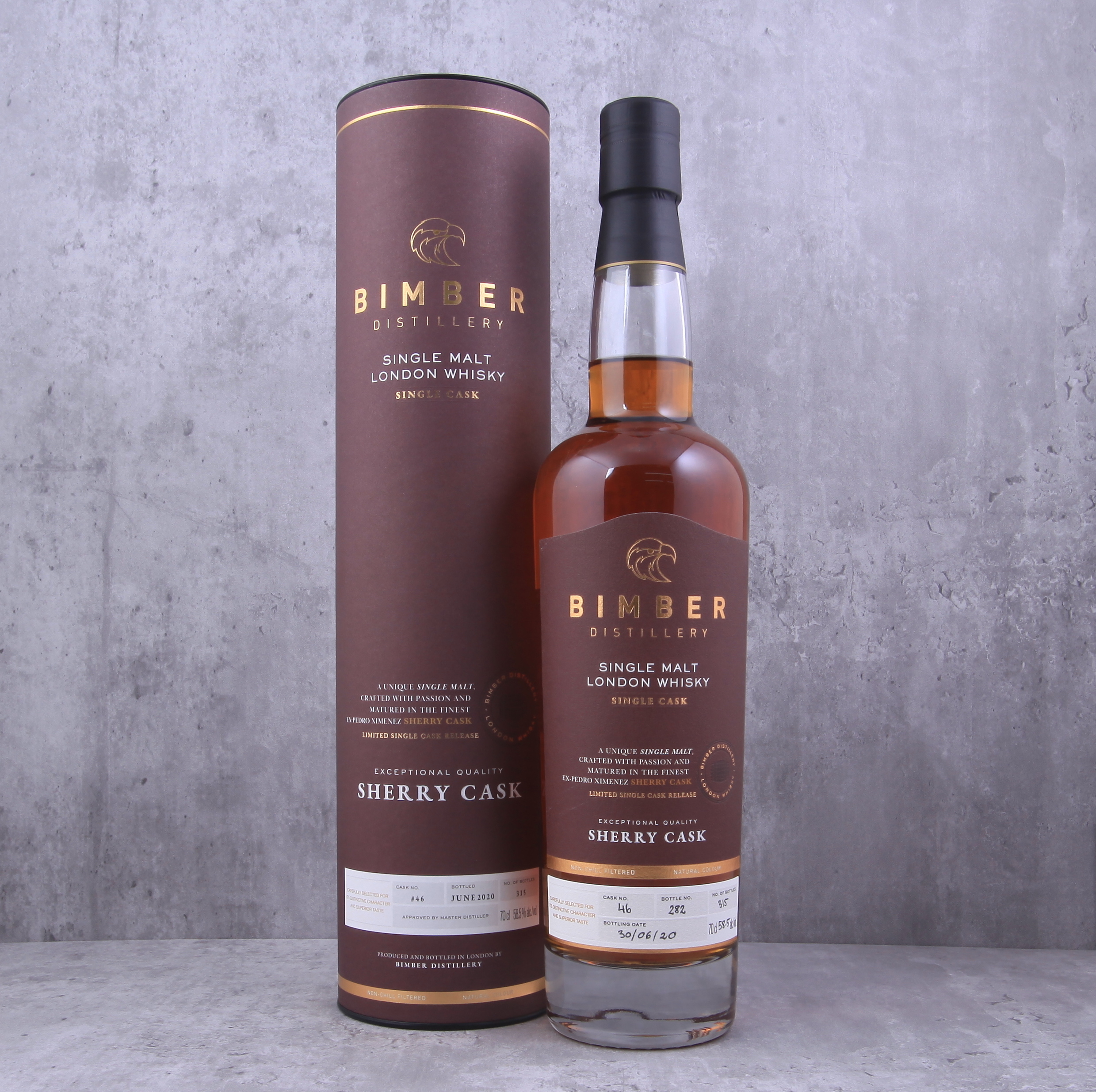 Bimber 2016 Ex-PX Sherry Single Cask #46 58.5%