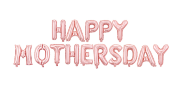 气球 HAPPY MOTHERS DAY玫瑰金