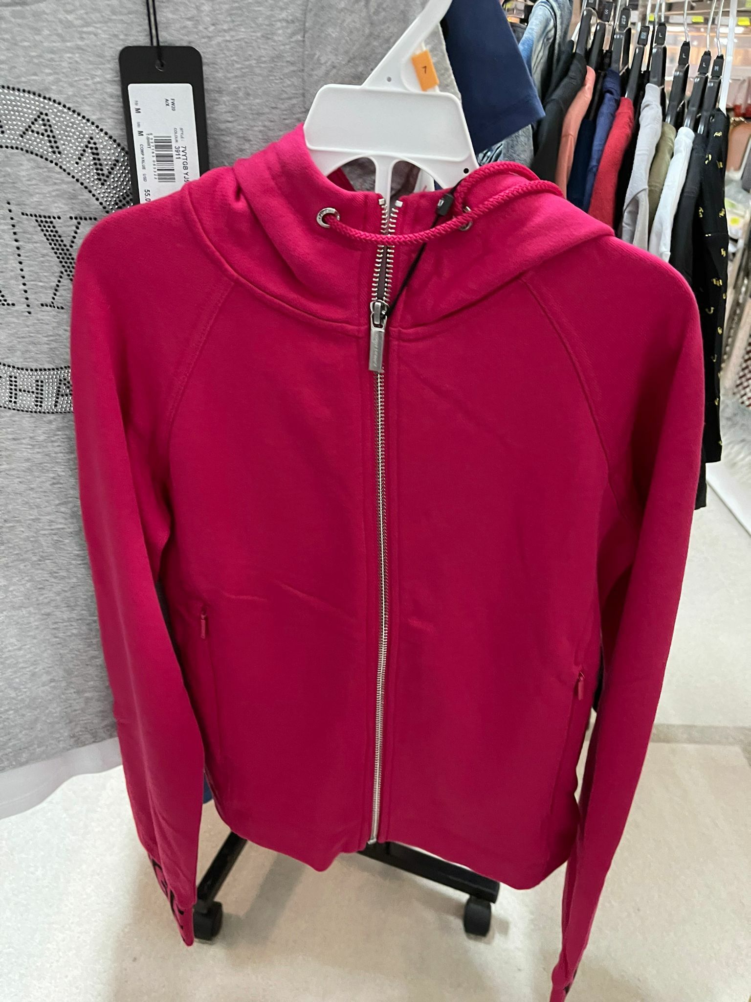 [S] ARMANI EXCHANGE PINK JACKET XS, 7VYM06YJE5Z-1428 (SAX15)