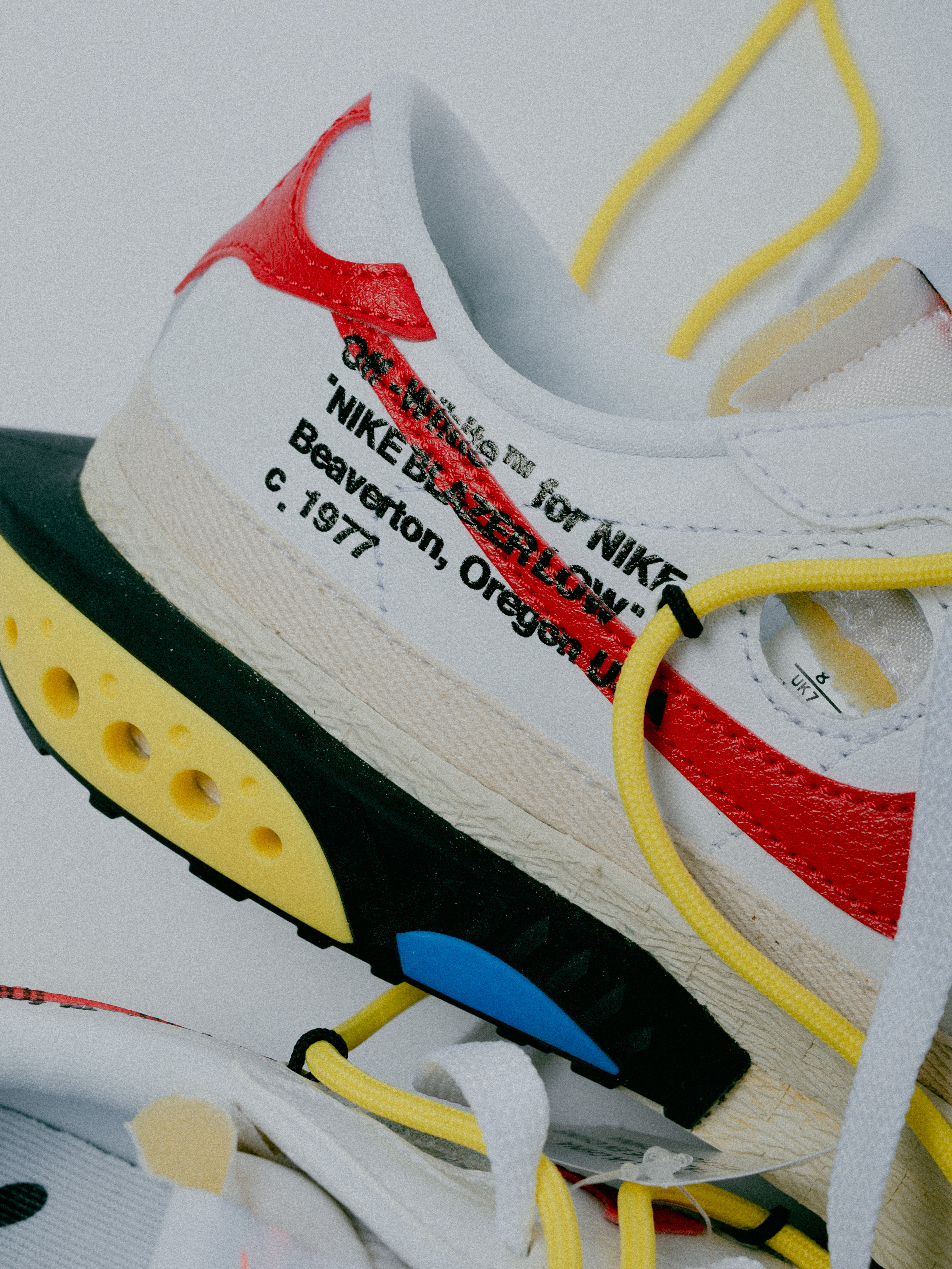[現貨] Nike Off-White®️ Blazer Low White Red DH7863-100