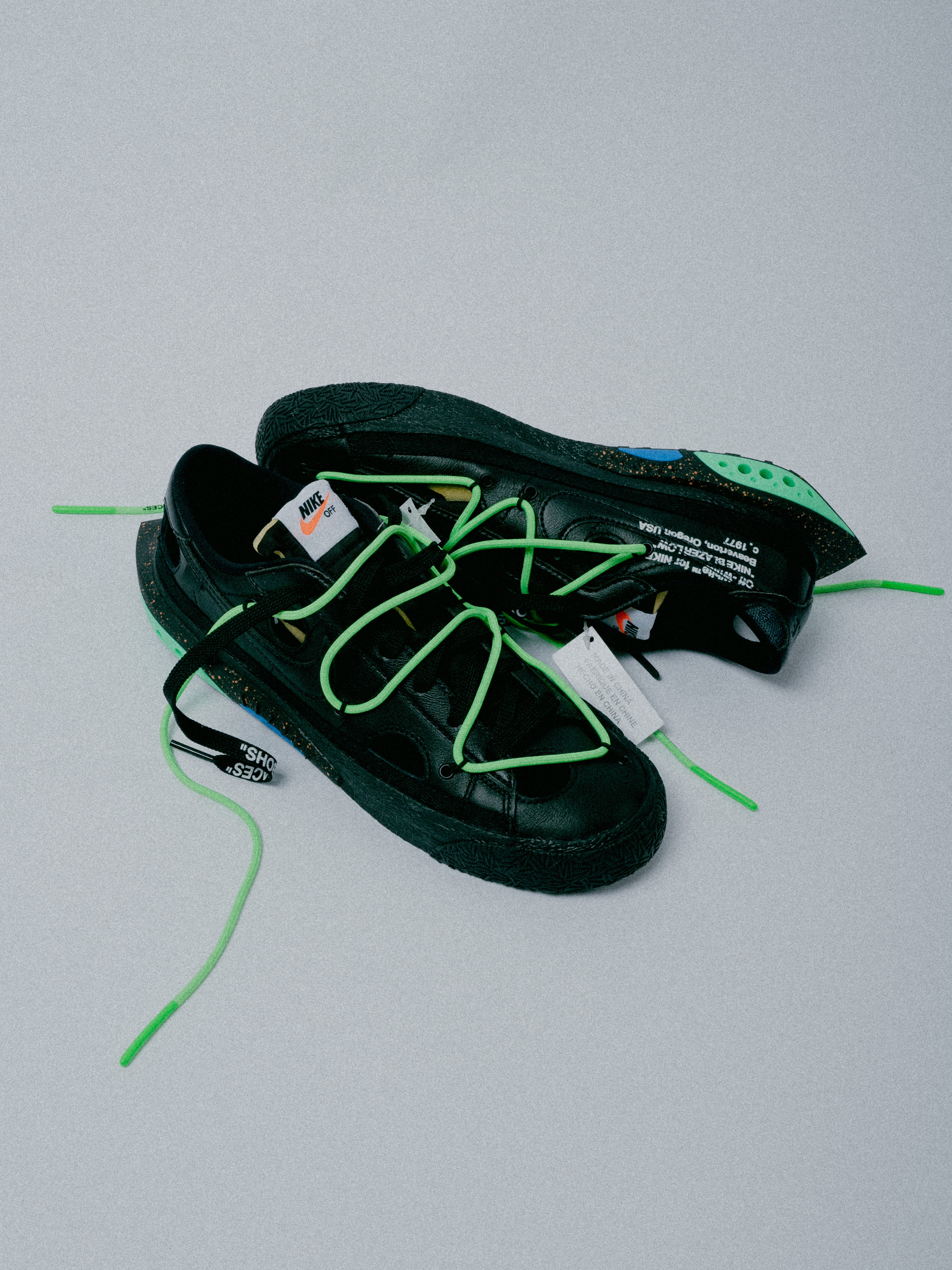 [現貨] Nike Off-White®️ Blazer Low Black Green DH7863-001