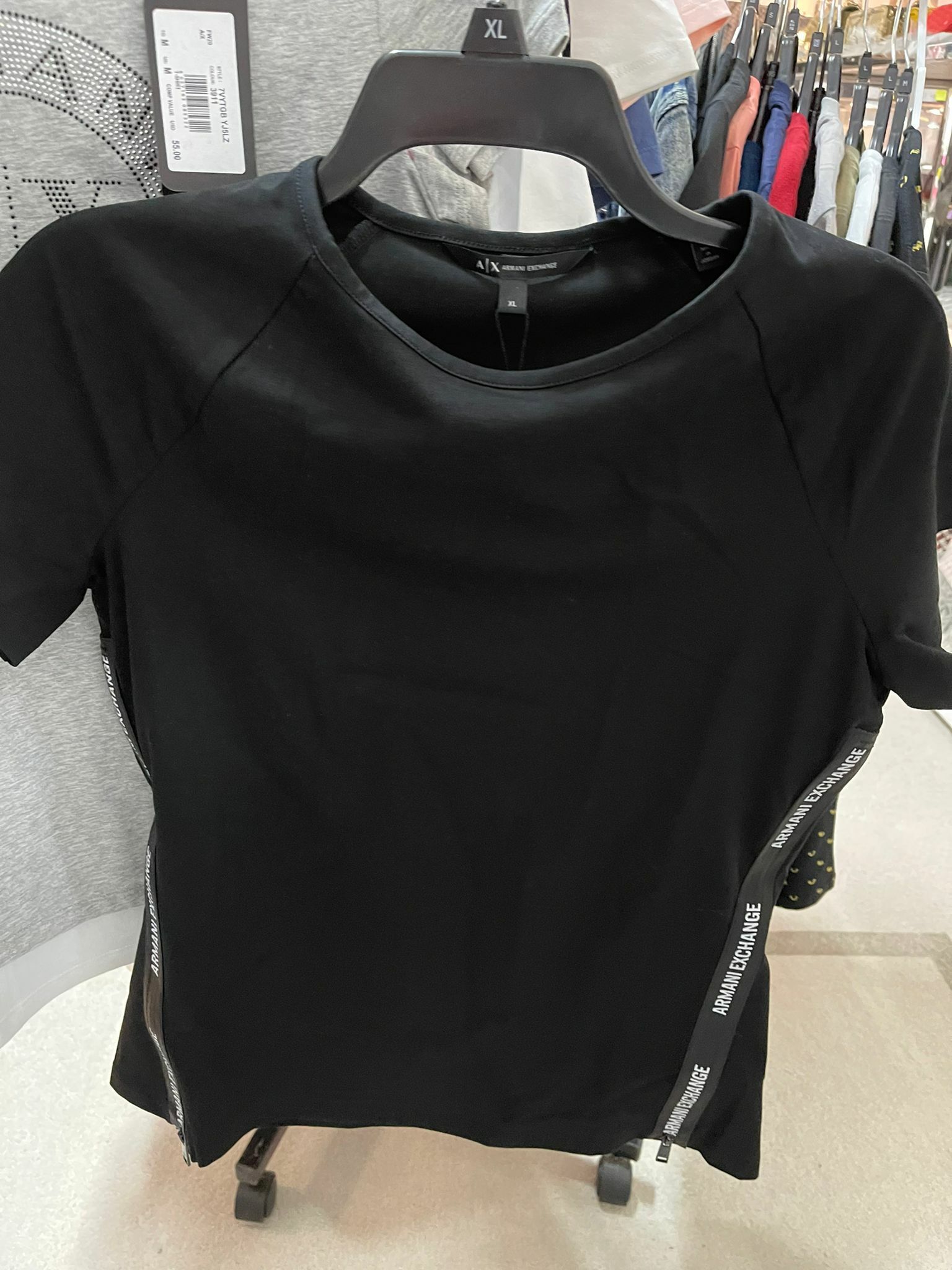 [S] ARMANI EXCHANGE BLACK XL JUMPER , 7VYMANYJ1ZZ-1200 (SAX21)