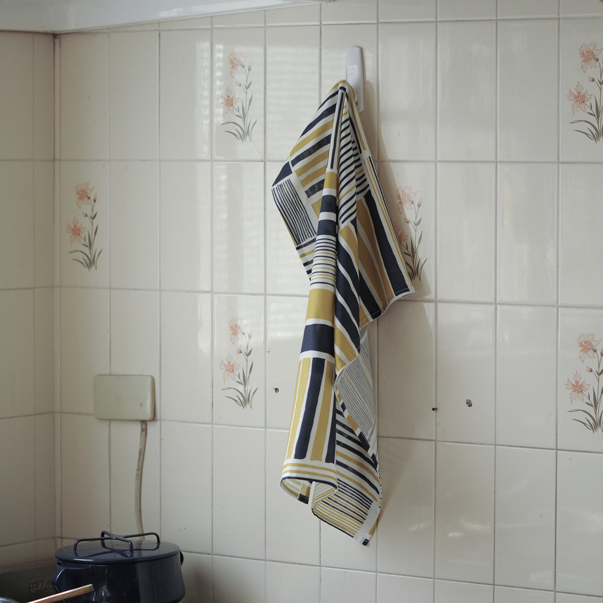 二重紗大茶巾 / 鐵皮屋黃藍