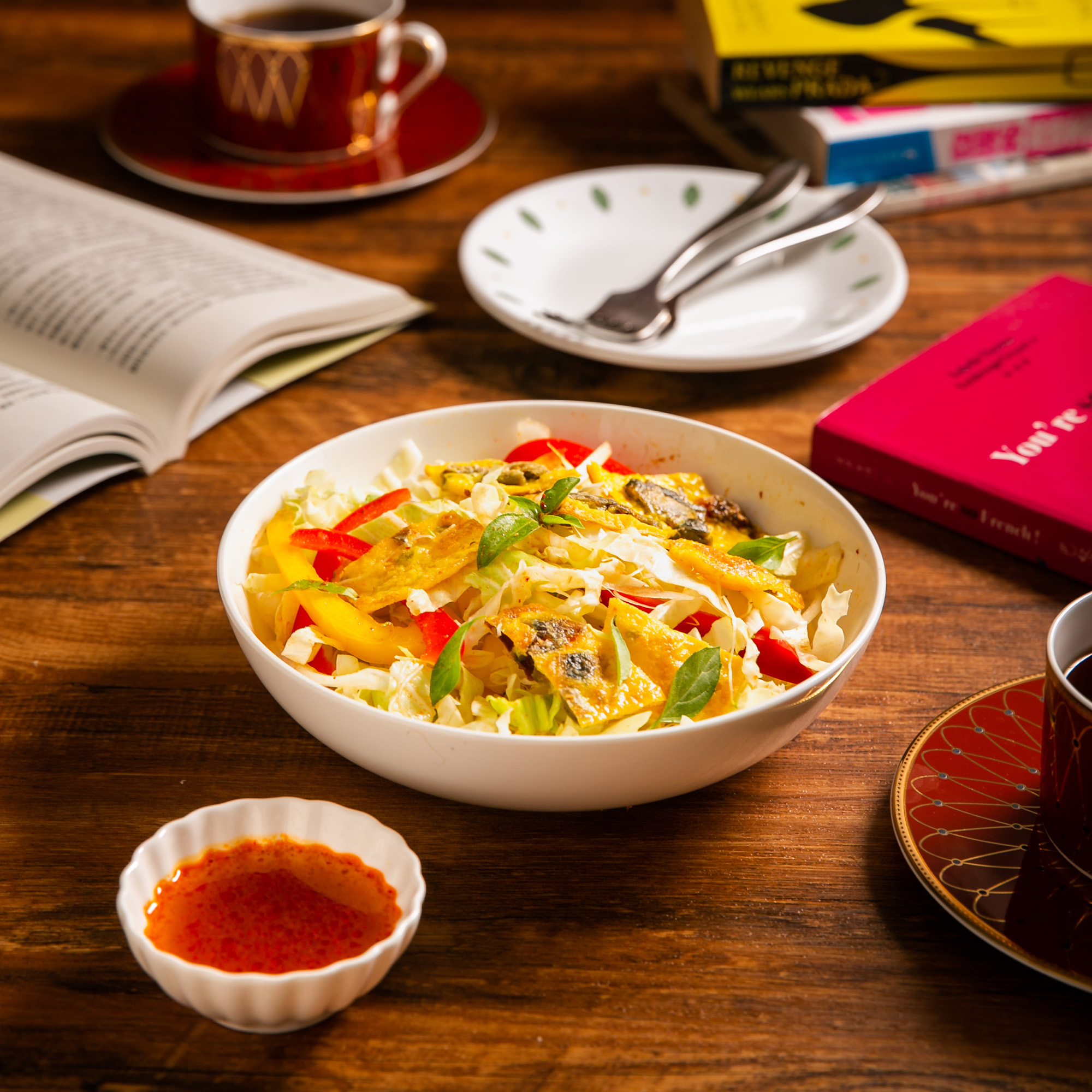 【角落食材復活節–蛋類】超開胃泰式冬蔭功蛋蛋溫沙拉