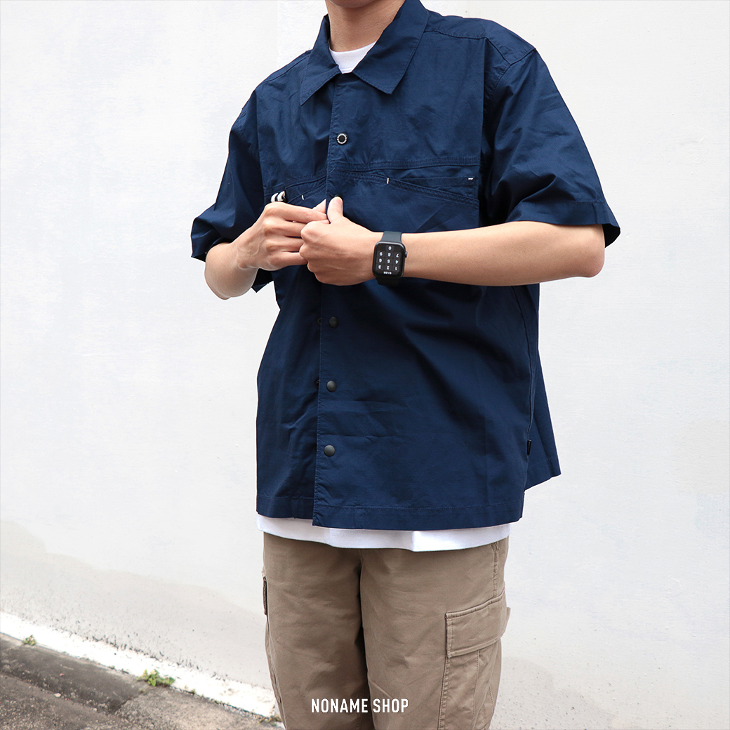 CONVERSE 襯衫 雙口袋 雙層 深藍 (男款)