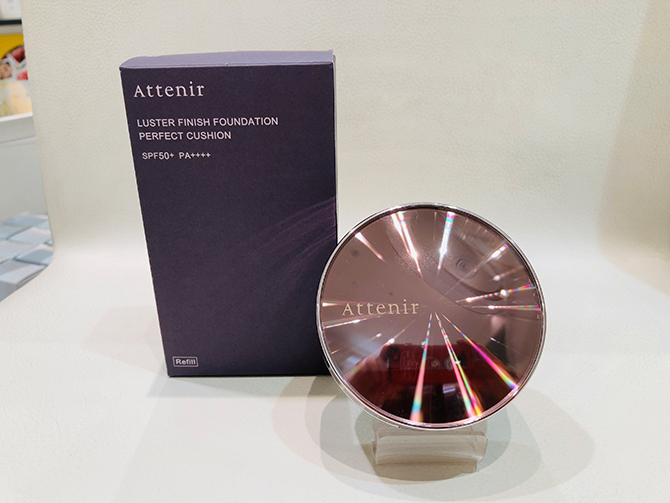 ATTENIR Luster Finish Foundation Perfect Cushion SPF50 PA++++