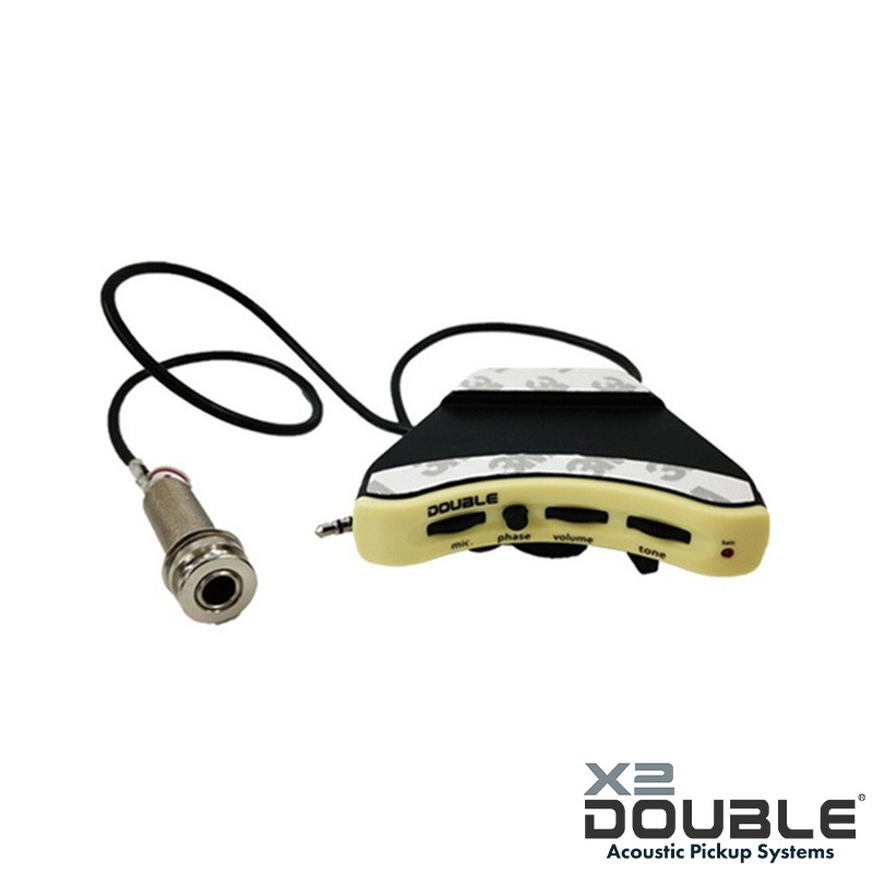 Double B2G 無線 免開孔 木吉他拾音器