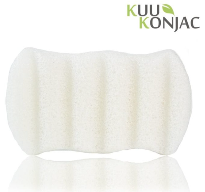 KUU蒟蒻六段波紋沐浴海綿