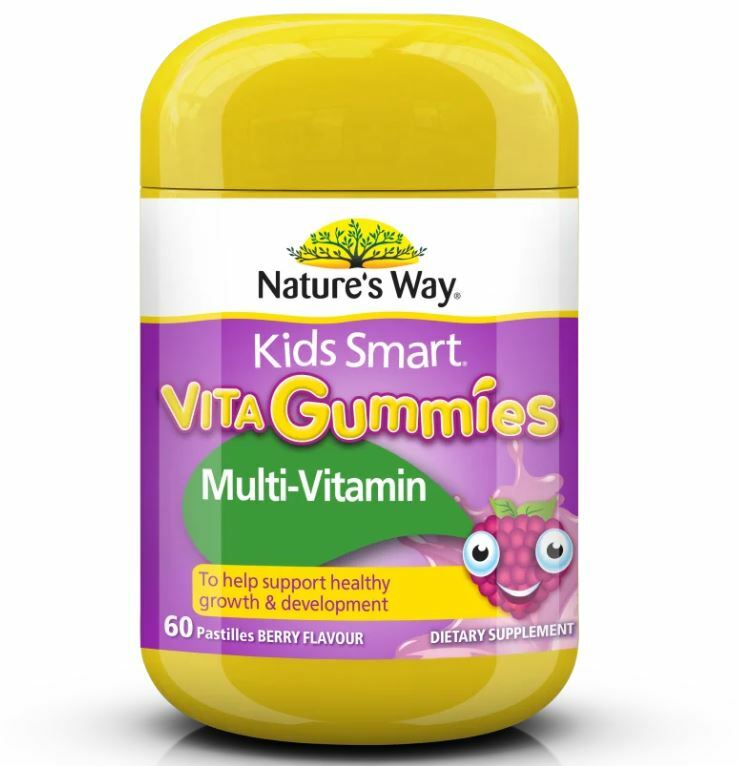 澳洲 Nature's Way Kids Smart 佳思敏 - 兒童複合維生素 + 蔬菜軟糖 60粒