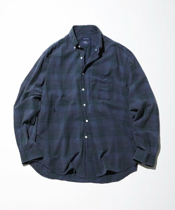 NAUTICA JP Sulfur Dyed Madras Shirt (3Colors)