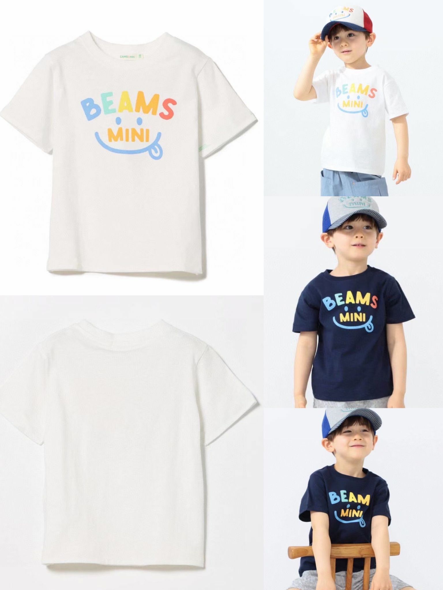 22春夏☀️新款📣 beams mini🆎字母童裝👶🏻短袖T恤