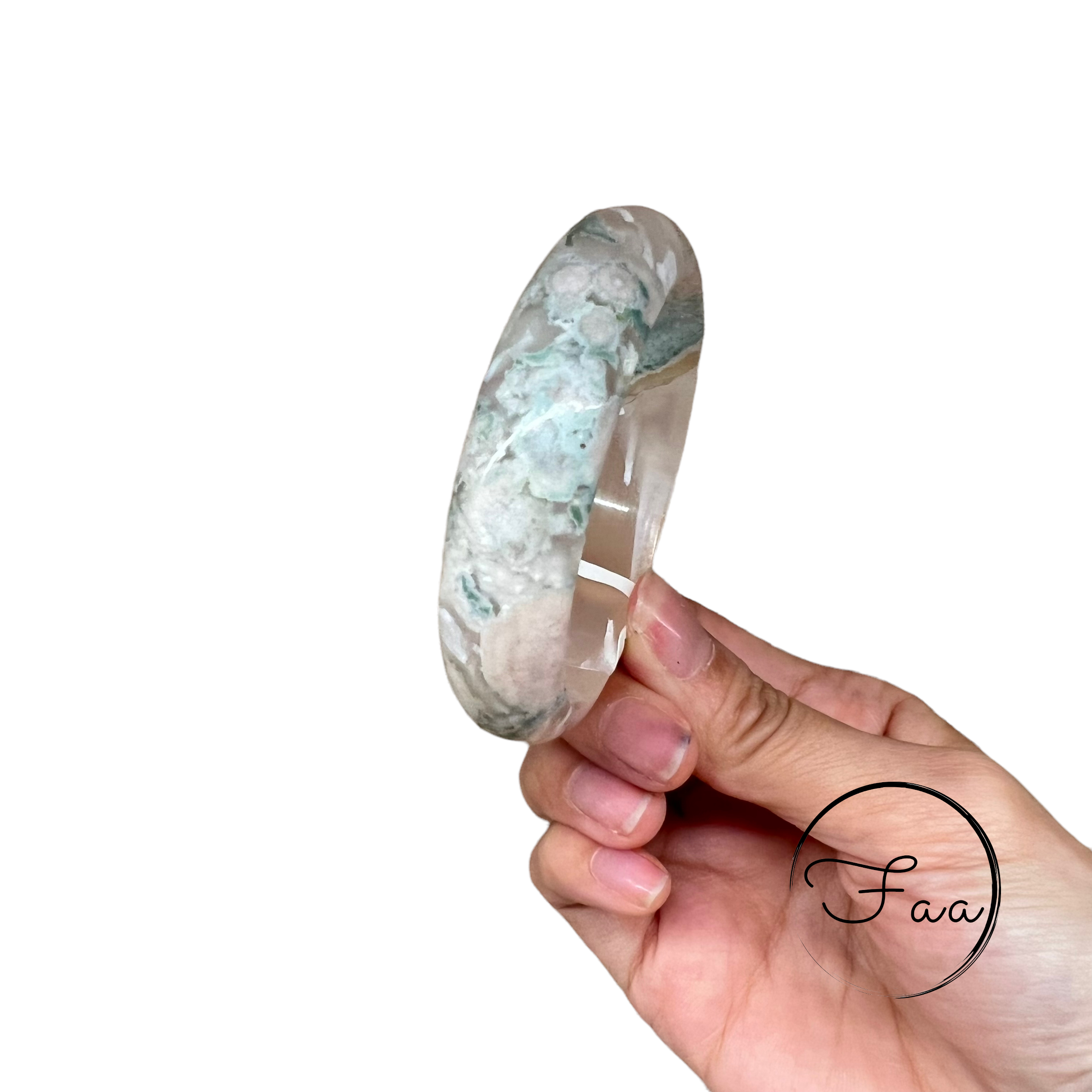 Cherry Blossom Gemstone Glass Cover Charms Adjustable Rope Strand Bang –  LikeMyChoice