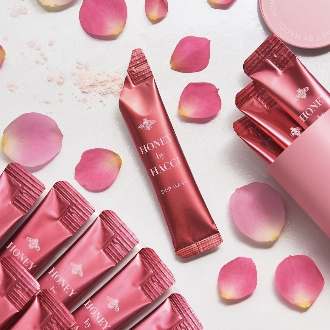 [限定] HACCI Skip Wash 蜂蜜美容潔面粉 16包