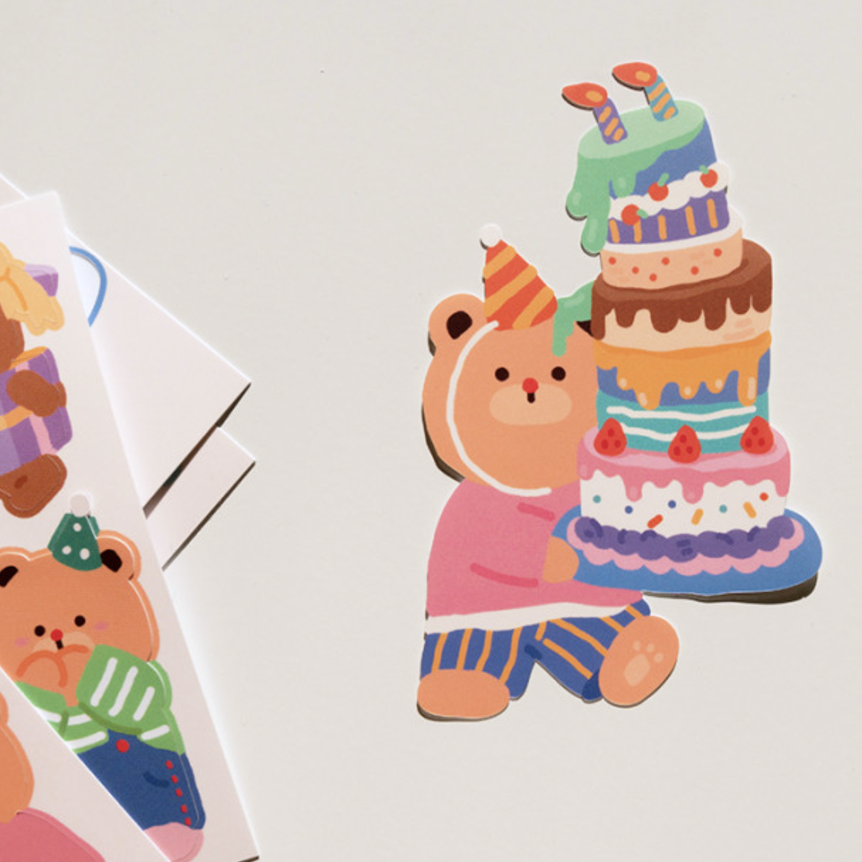 Khakiz Removable Sticker－2022 Feb Series (Korean Stationery Brand)
