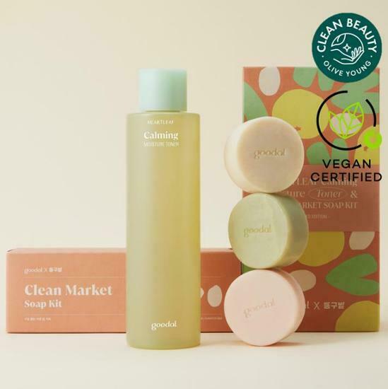 Goodal Heartleaf Calming Moisture Toner 300ml [Olive Young Soap Planning Set]