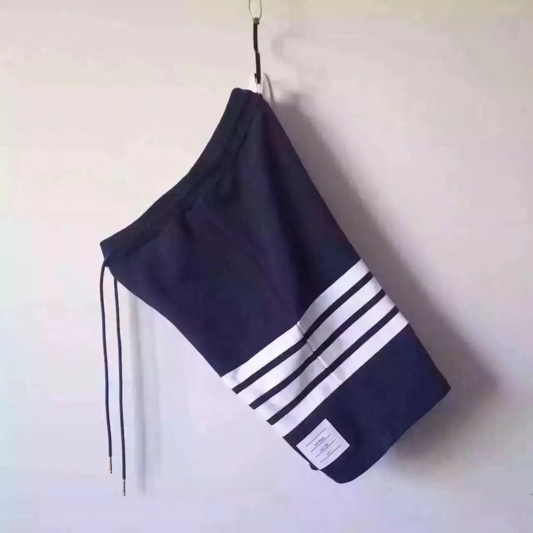 Thom Browne 經典 藍色 棉圈 短褲