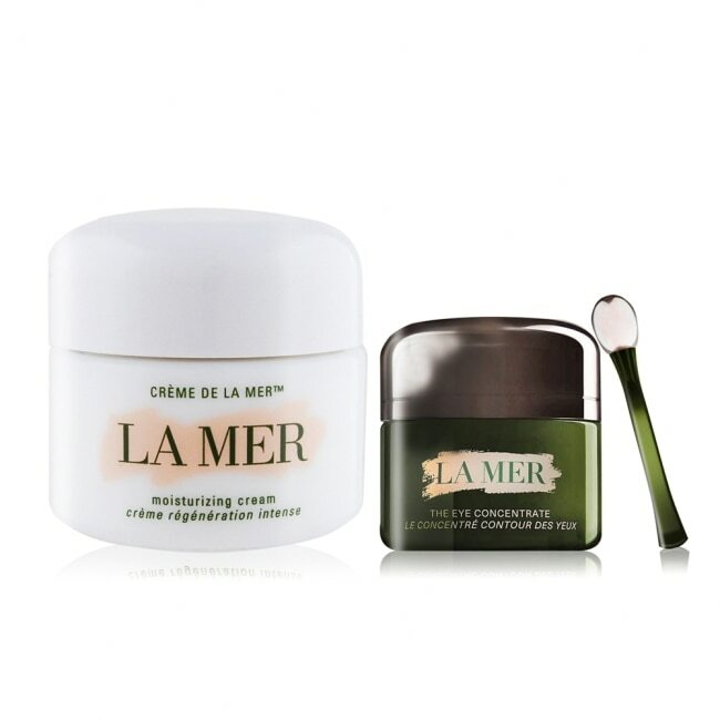 ♡LA MER 海洋拉娜 經典修護活顏亮眼套組 濃萃雙重修復眼霜15ml+經典乳霜100ml♡