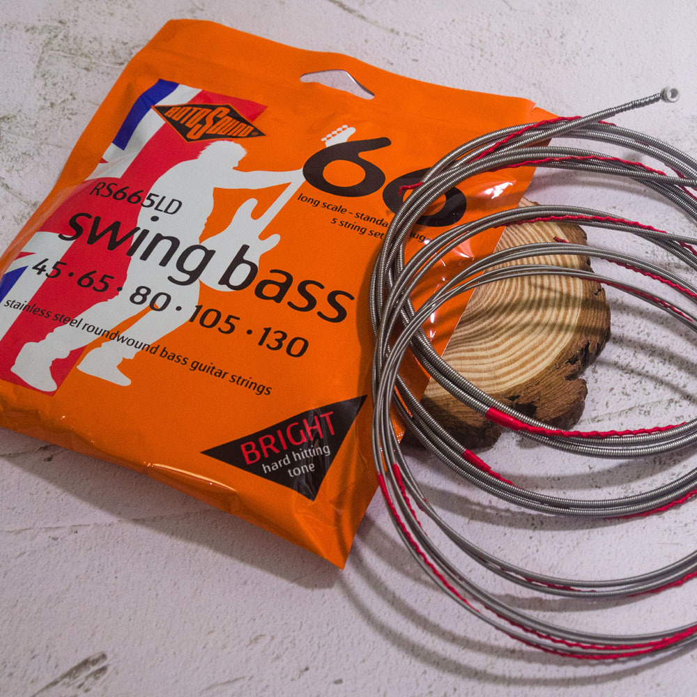 ROTOSOUND RS665LD 45-130 不銹鋼 電貝斯弦 五弦