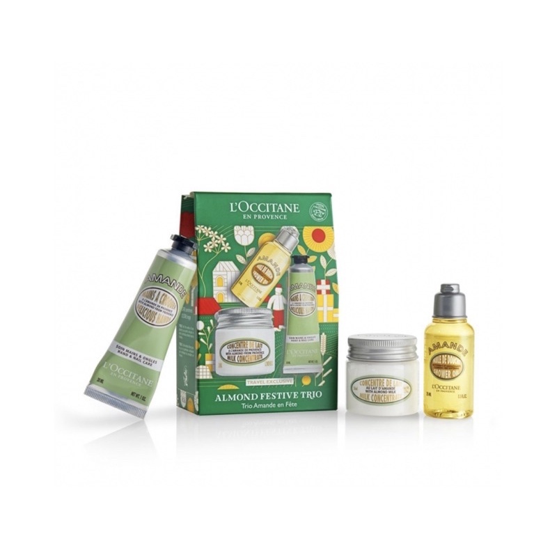 ♡LOCCITANE 歐舒丹 新年限定版法國杏仁保濕組♡