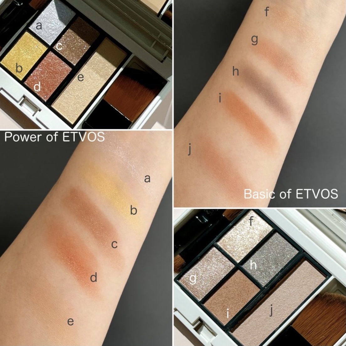 [限定] ETVOS 15週年紀念限定 Mineral Eye & Cheek Color Palette 天然礦物眼影胭脂彩妝盤