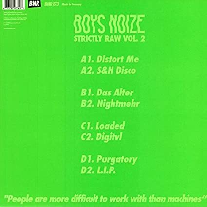 Boys Noize《Strictly Raw Vol 2》（2LP）