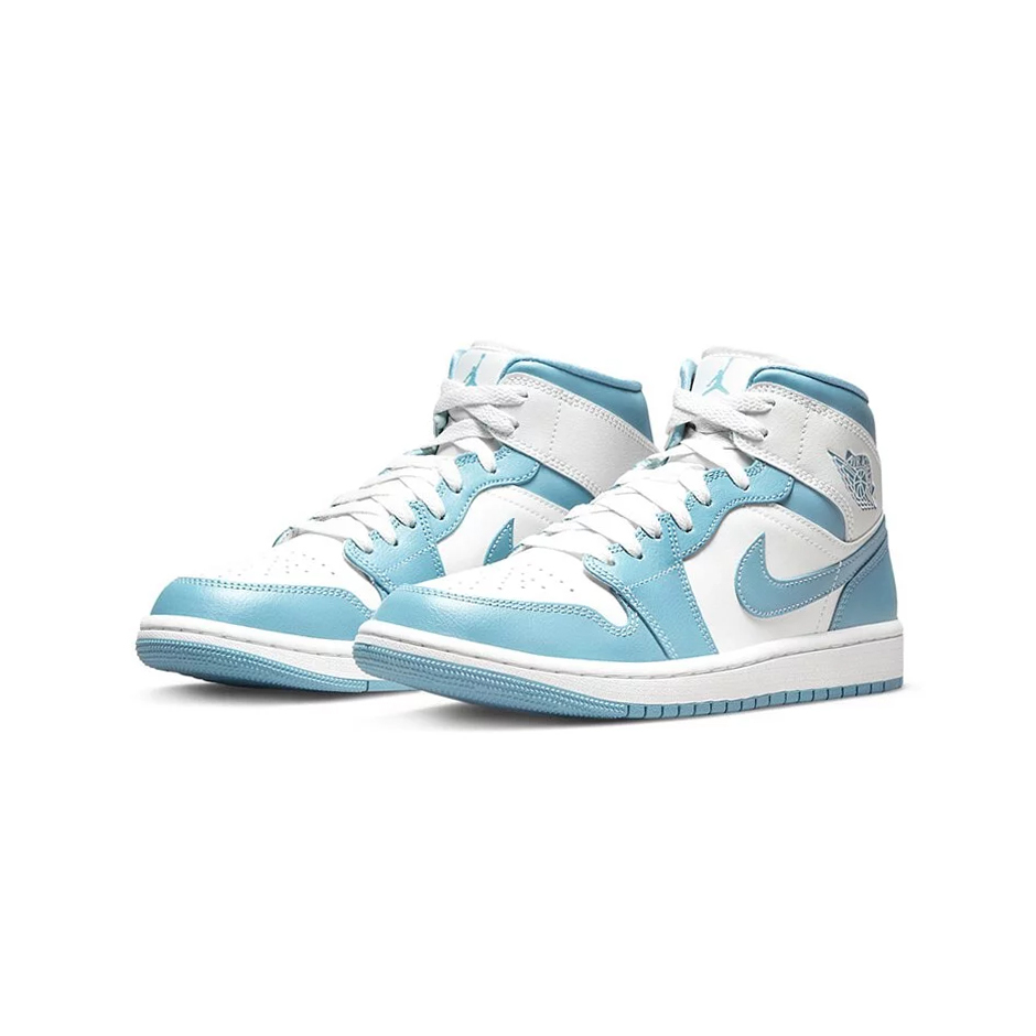 -(D1d)-WMNS AIR JORDAN 1 MID "UNIVERSITY BLUE" 大學藍 寶寶藍-BQ6472 141