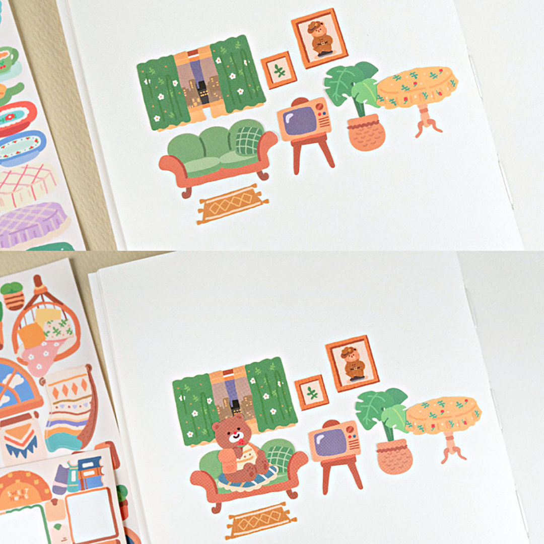 Khakiz Sticker－Indoor Decoration Series (Korean Stationery Brand)