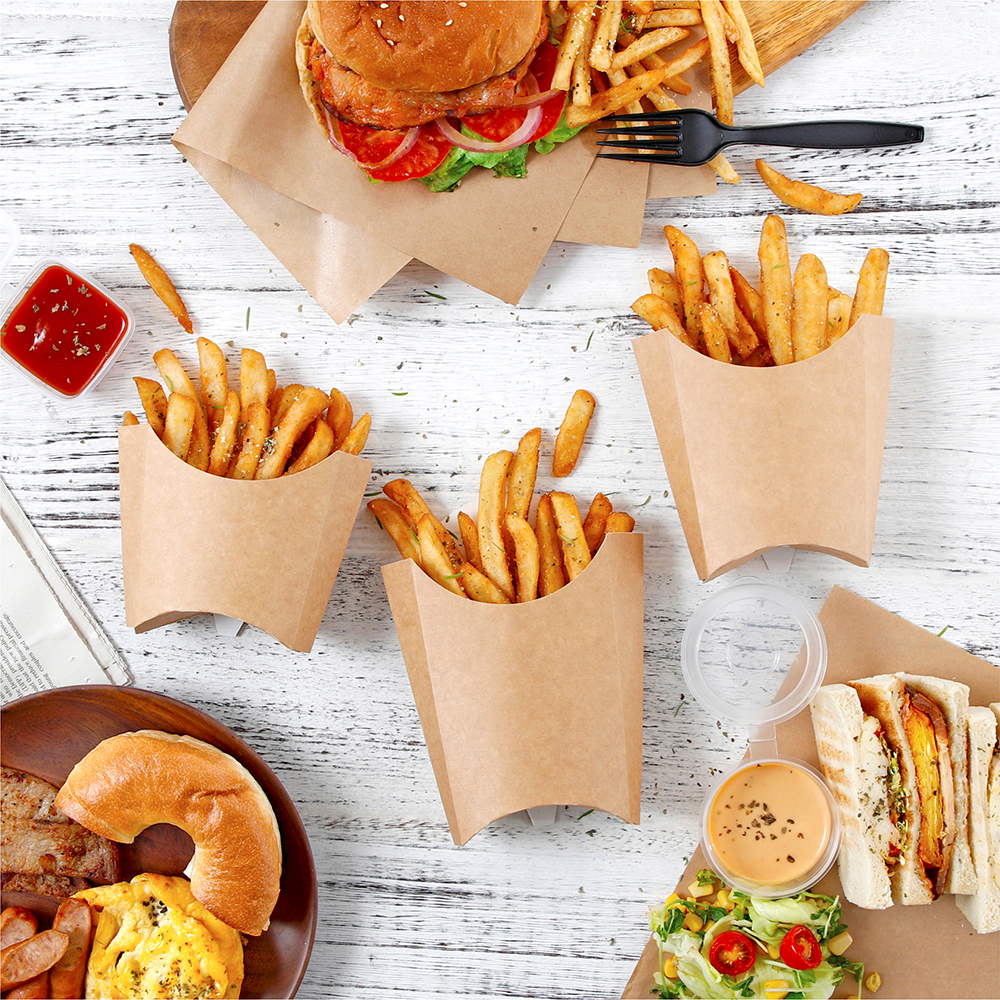 牛卡紙薯條盒 3號