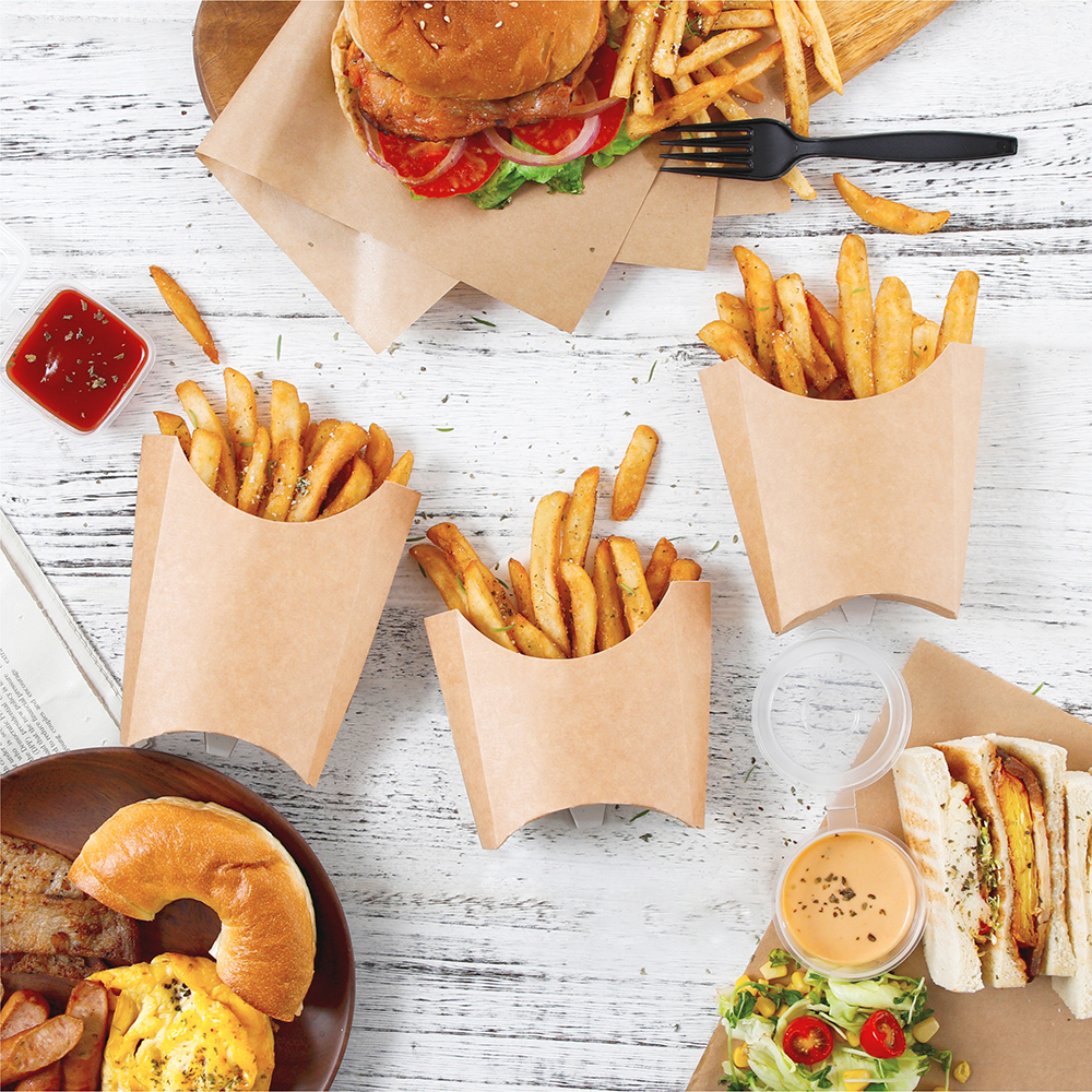 牛卡紙薯條盒 1號