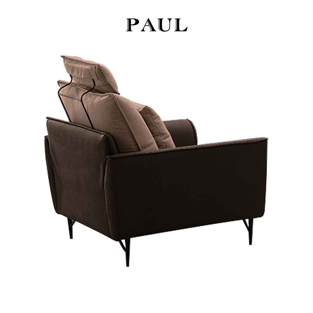 保羅科技布單人沙發