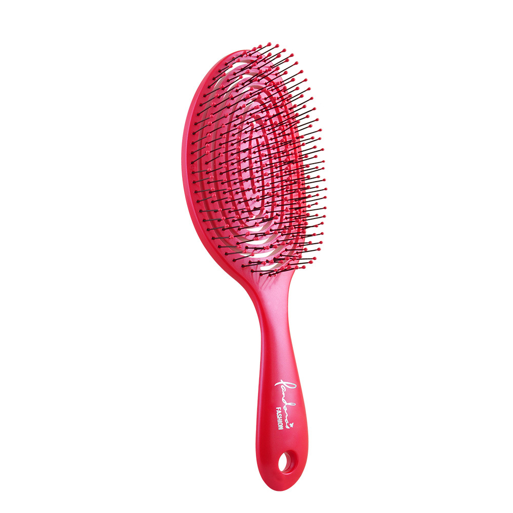 Lasen 3D彈性抗糾結梳(紅)