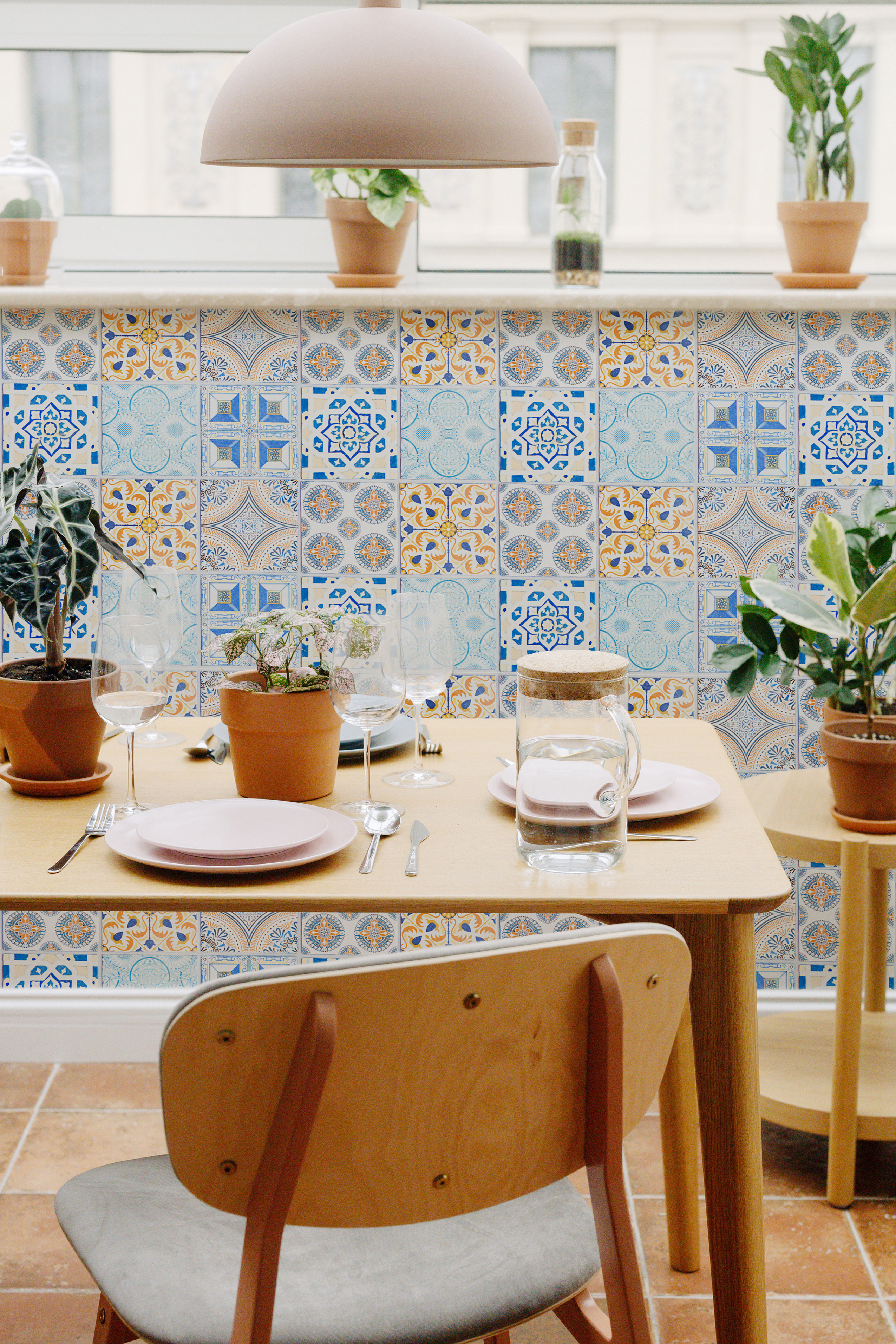 美牆貼貼//日不落花磚(5/10/20片裝)