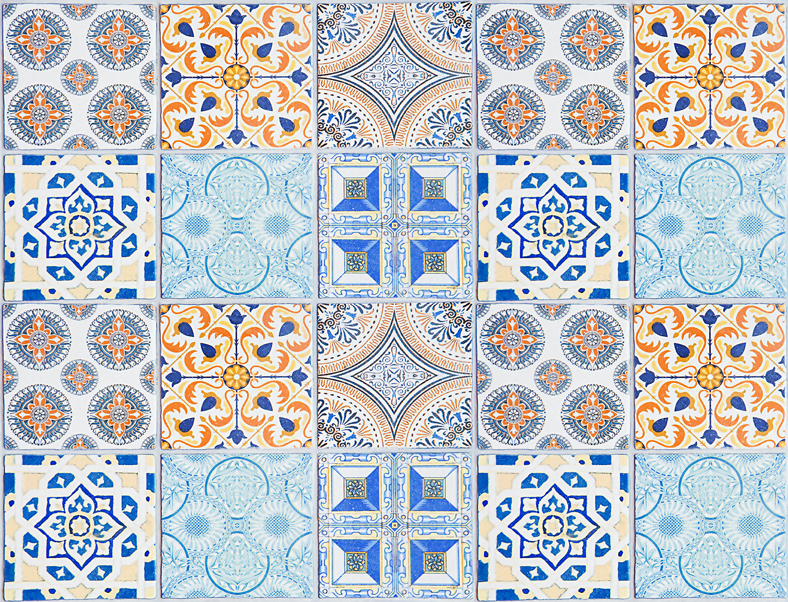 美牆貼貼//日不落花磚(5/10/20片裝)