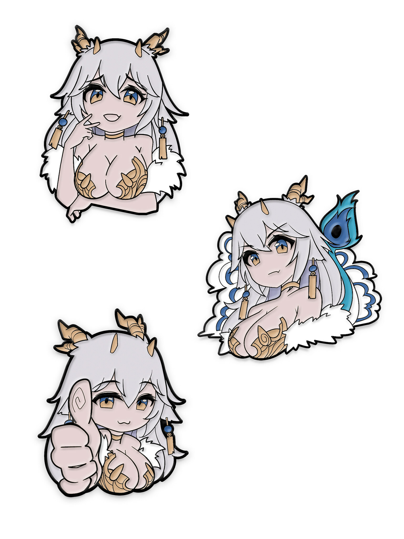 「ACG.GO」「VTuber代購」Veibae 生日周邊2022 VSojo #5 Pins