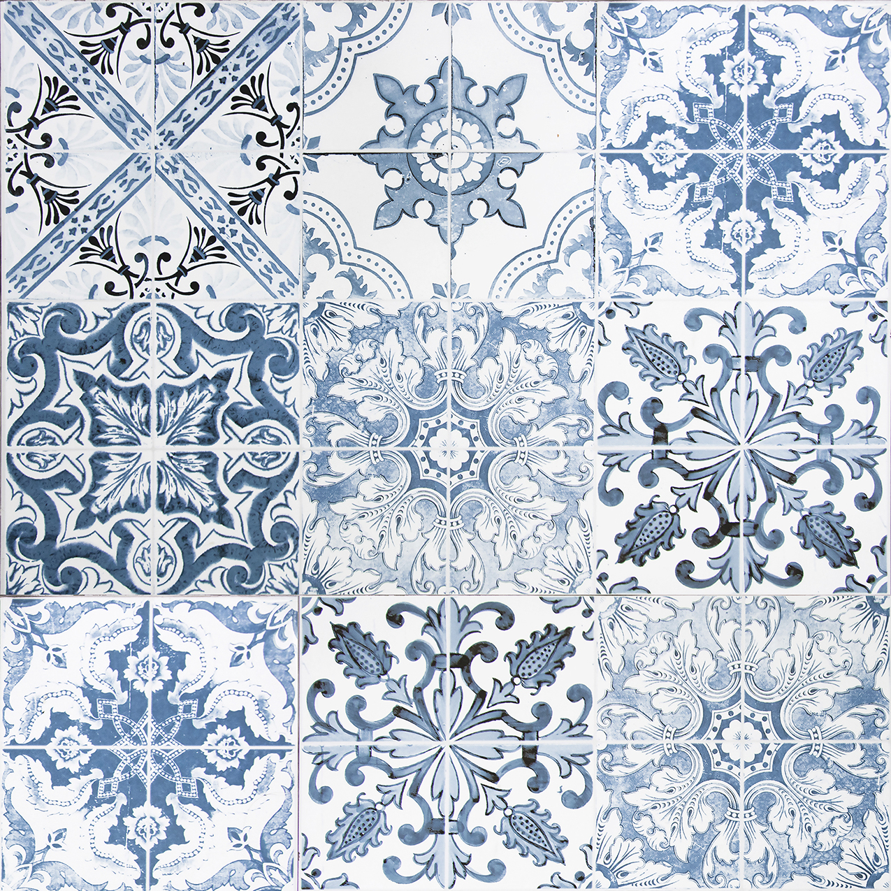 美牆貼貼//尼羅藍磚(5/10/20片裝)