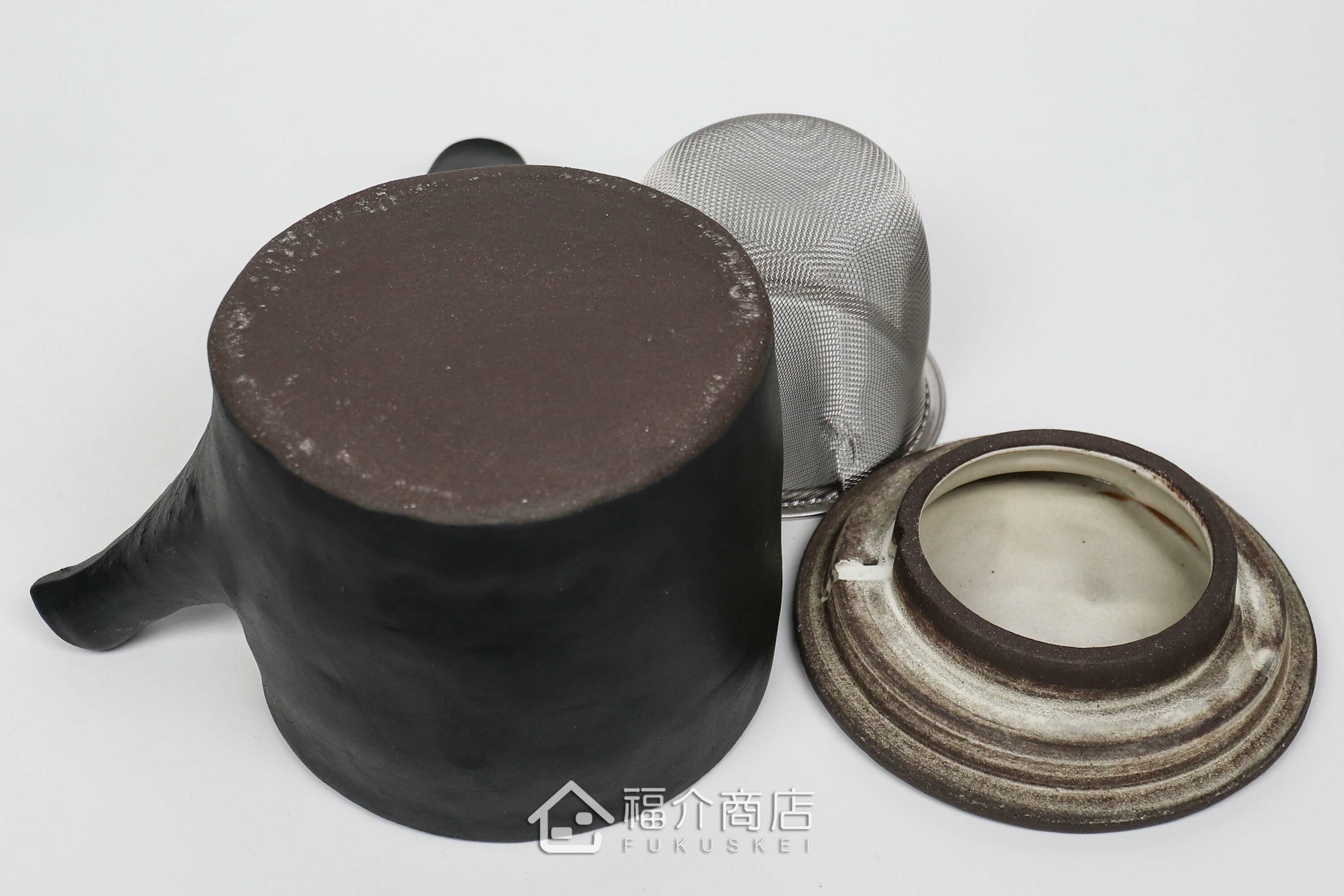 泡茶用的黑色陶茶壺