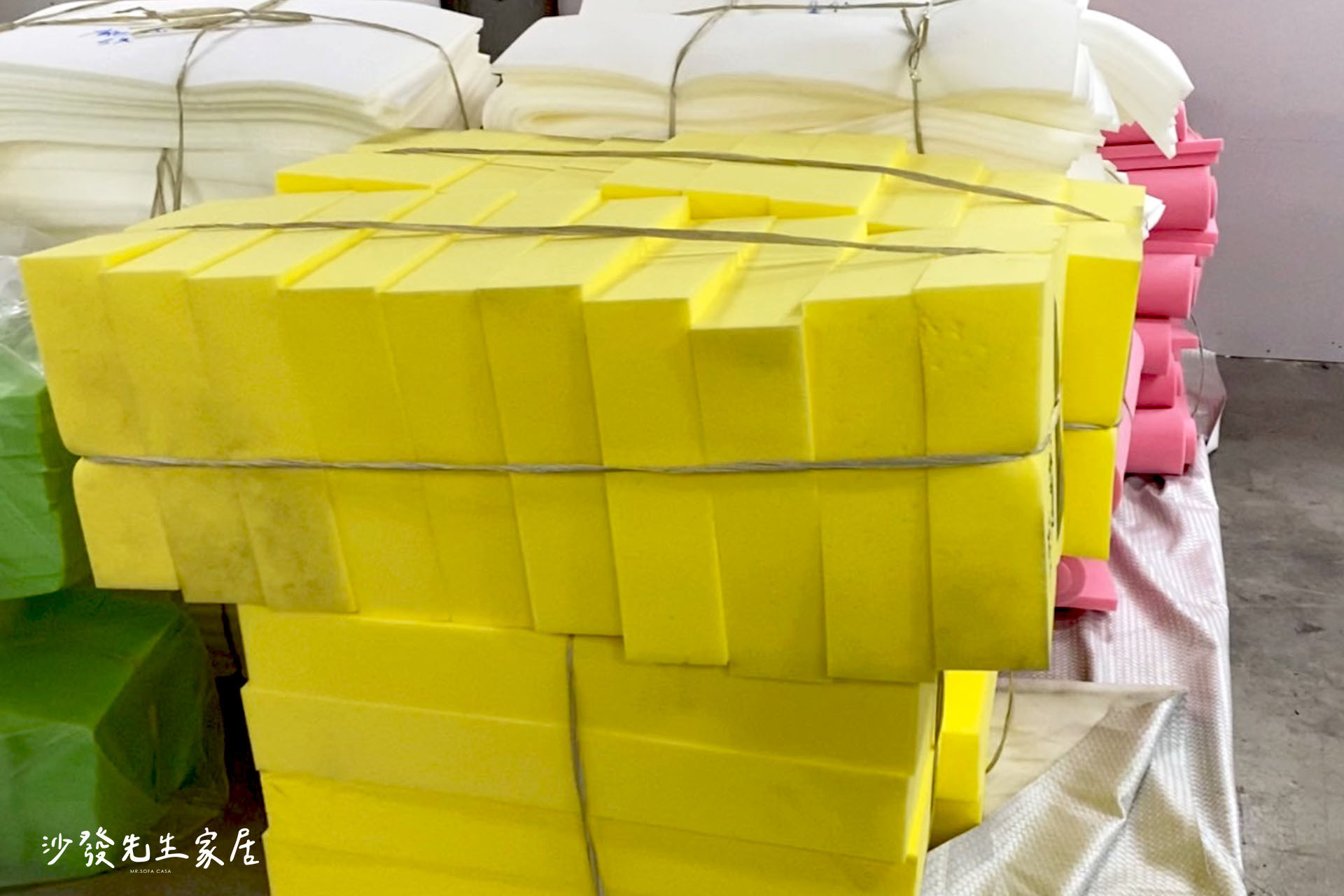 採用不同泡棉決定軟硬度差別