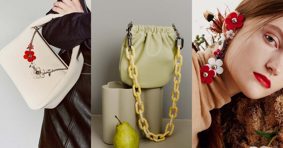 可愛的小花配件