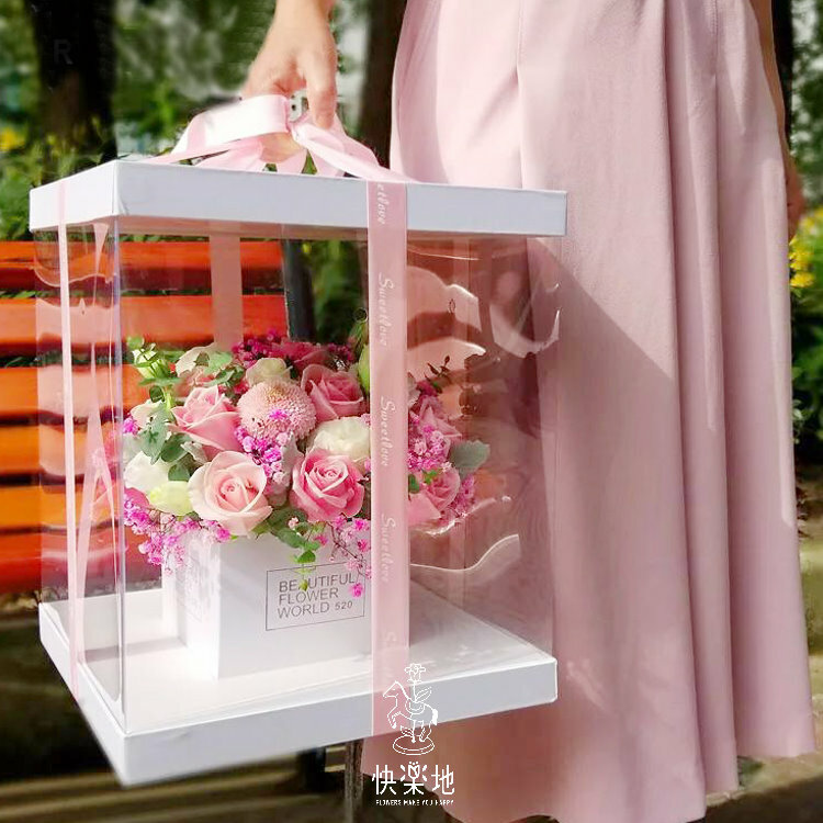 ❖超人氣❖擁抱好心情(粉) I 鮮花禮盒 flowers in box  AB220260