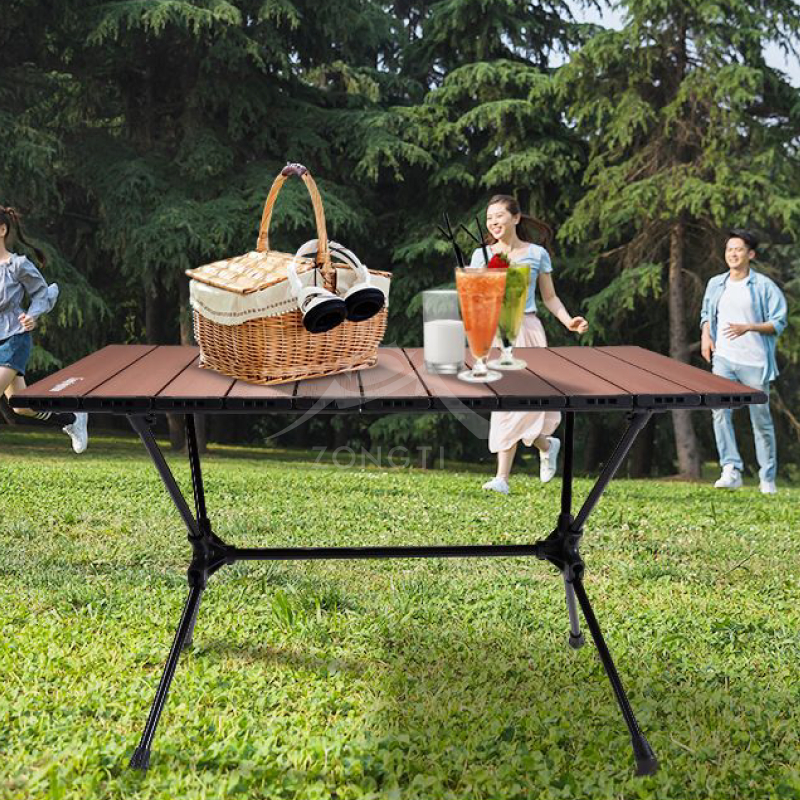 【Campingmoon柯曼】鋁合金太空桌｜蛋捲桌 超輕量 T-520