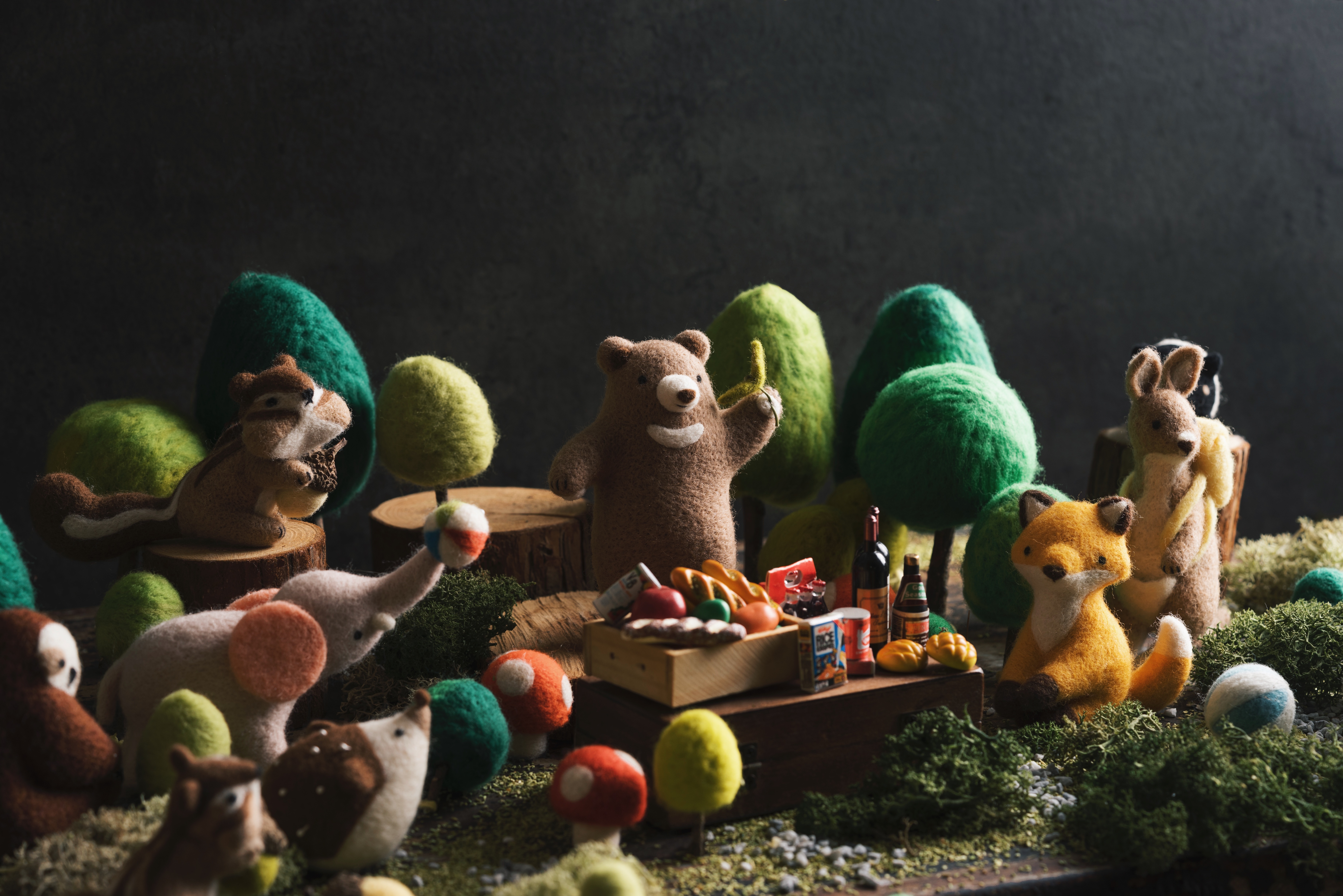 樂洋・好好玩羊毛氈材料包-童話裡的橘色小狐狸