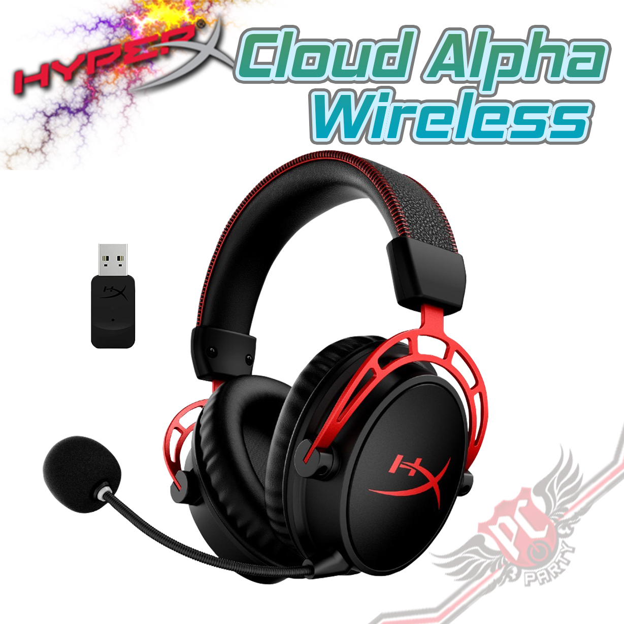 PCPARTY HyperX Cloud Alpha Wireless 阿爾法無線電競耳機