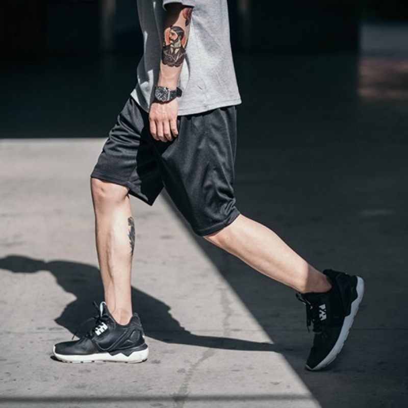 Record 抽繩基本款 素面短棉褲 15047