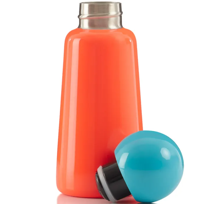 LUND LondonSkittle Bottle Mini 300ml Coral and Sky Blue