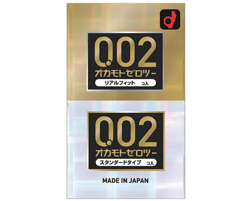 日本岡本 0.02 混合裝安全套 (12片裝)