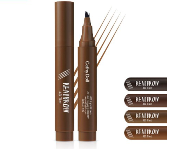 Cathy Doll Real Brow 4D Tint 防水柔眉筆 (4色選擇)