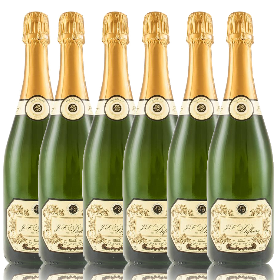 J.F Defleury Champagne Cuvee Tradition N.V - 6支裝