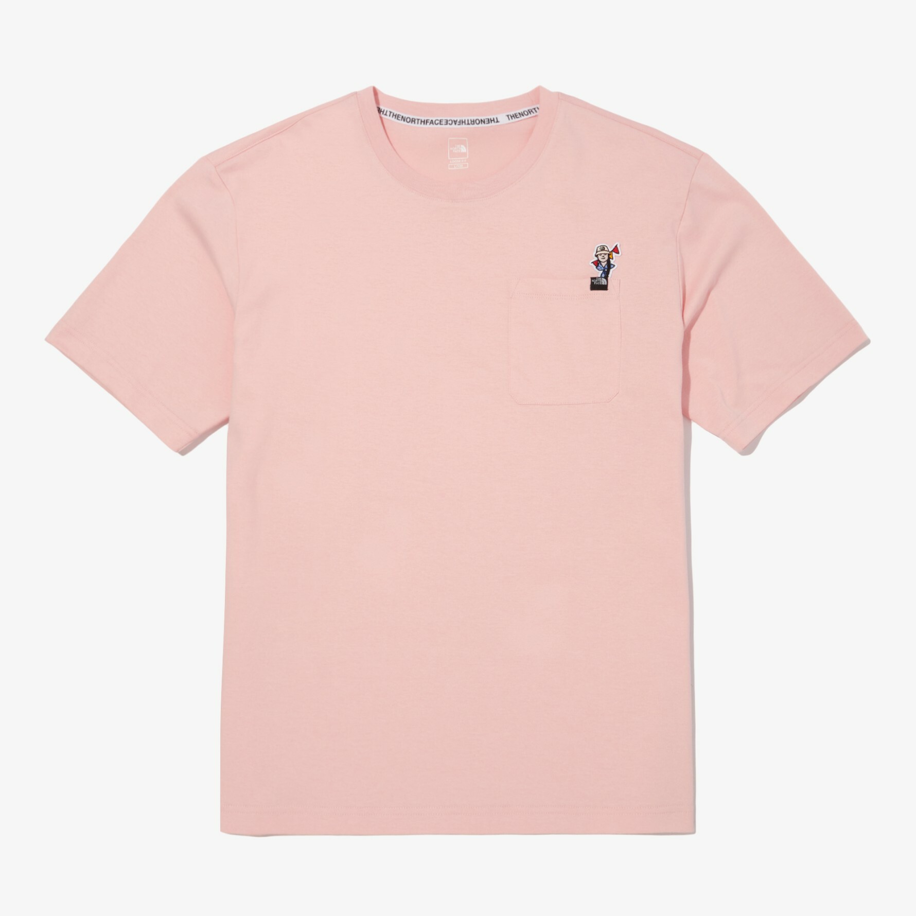 THE NORTH FACE CAMPGROUND POCKET 粉色 口袋 短袖 短T NT7UN24D